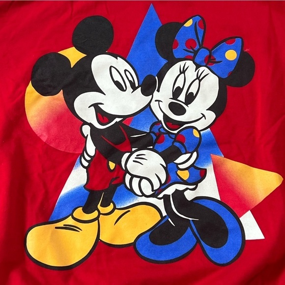 Vintage Mickey Mouse and Minnie Mouse Disney Cartoon Sweatshirt - Picture 3 of 5